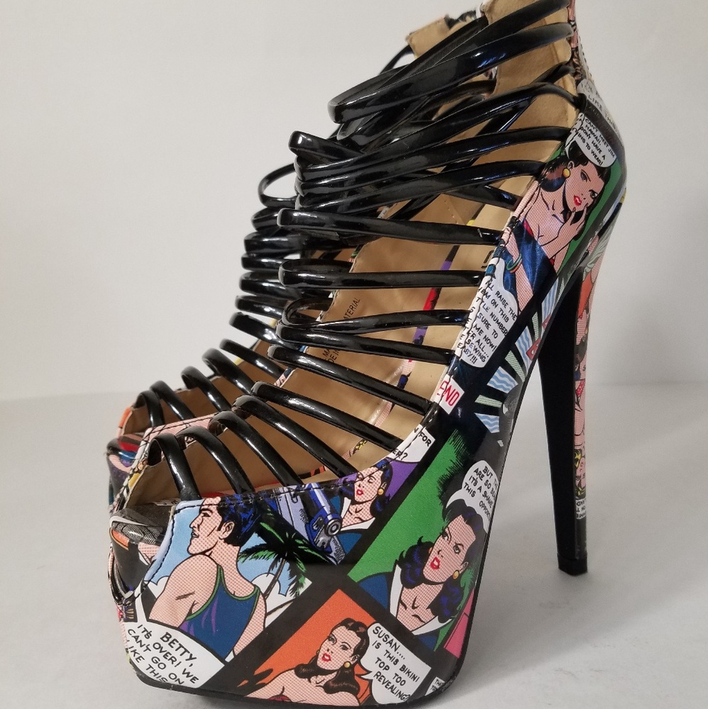 Bumper comic heels